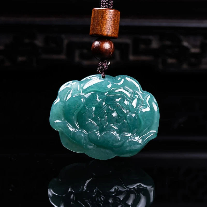 Natural A-grade Jade Lotus Lotus Pendant Necklace Ice Jadeite Men and Women Couples Fashion Fine Jewelry Accessories Gifts
Natural A-grade Jade Lotus Lotus Pendant Necklace Ice Jadeite Men and Women Couples Fashion Fine Jewelry Accessories Gifts
