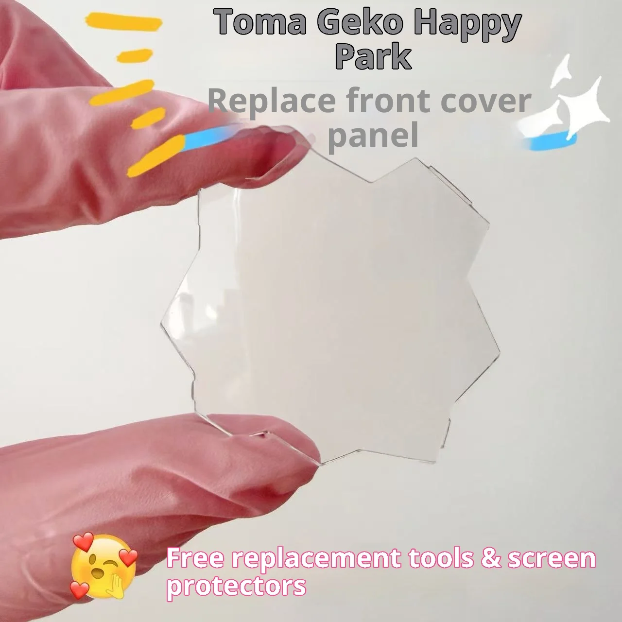 For Tamagotchi Paradise Replacement Panel - Clear Front Cover Screen Protector Film
For Tamagotchi Paradise Replacement Panel - Clear Front Cover Screen Protector Film
