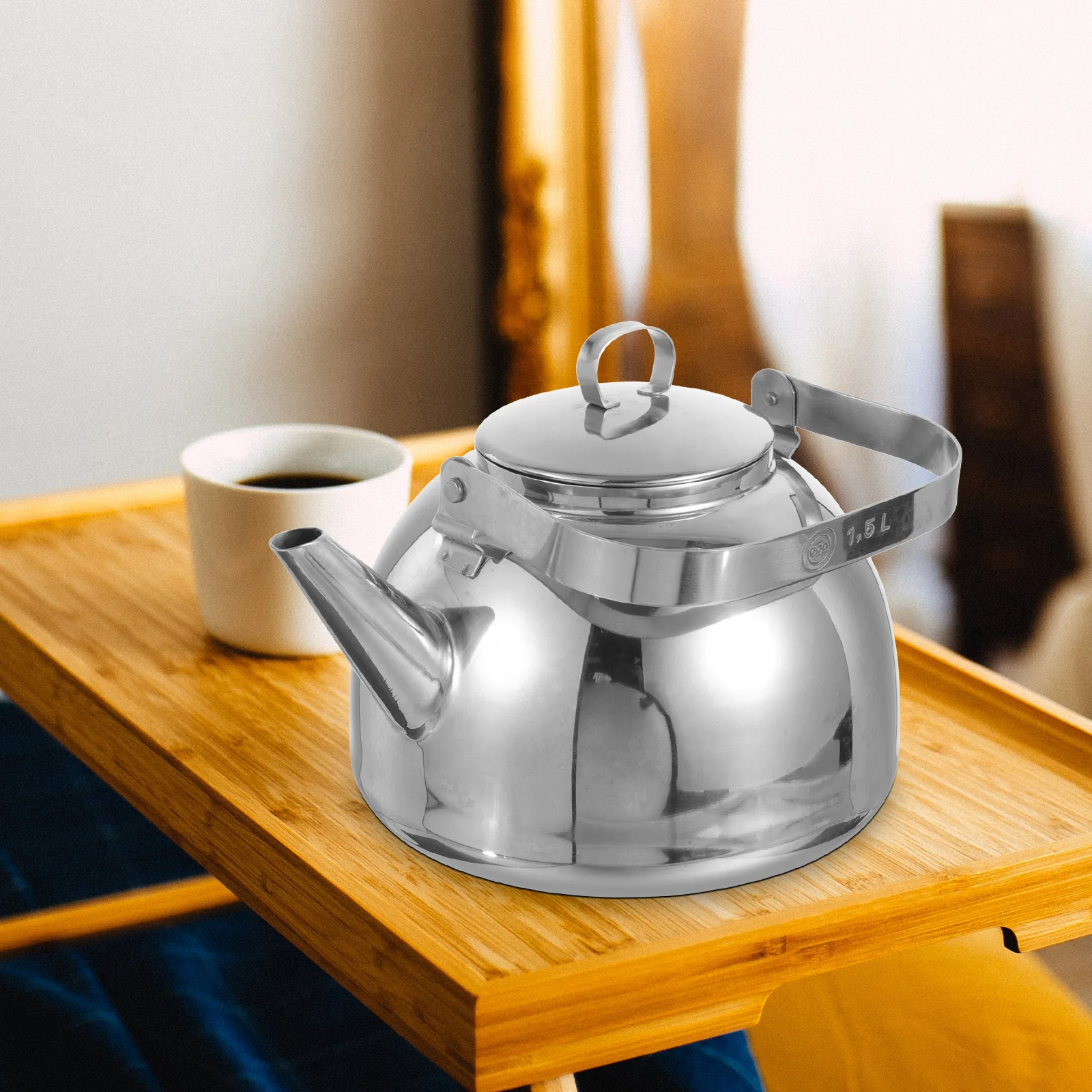 Stovetop Stainless Steel Tea Kettle Non-Slip Handle Rapid Heating Suitable for Induction Gas Stove Water Kettle
Stovetop Stainless Steel Tea Kettle Non-Slip Handle Rapid Heating Suitable for Induction Gas Stove Water Kettle
