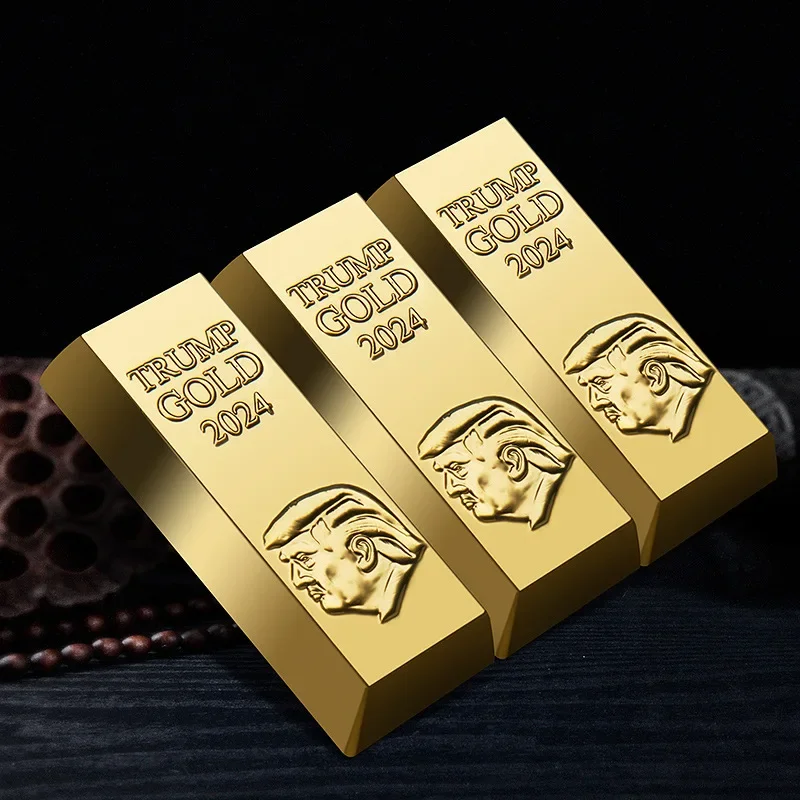 Wholesale 2024 Donald-Trump Gold Plated Bar US president Collectible America souvenir commemorative bullion coin For supporter
Wholesale 2024 Donald-Trump Gold Plated Bar US president Collectible America souvenir commemorative bullion coin For supporter