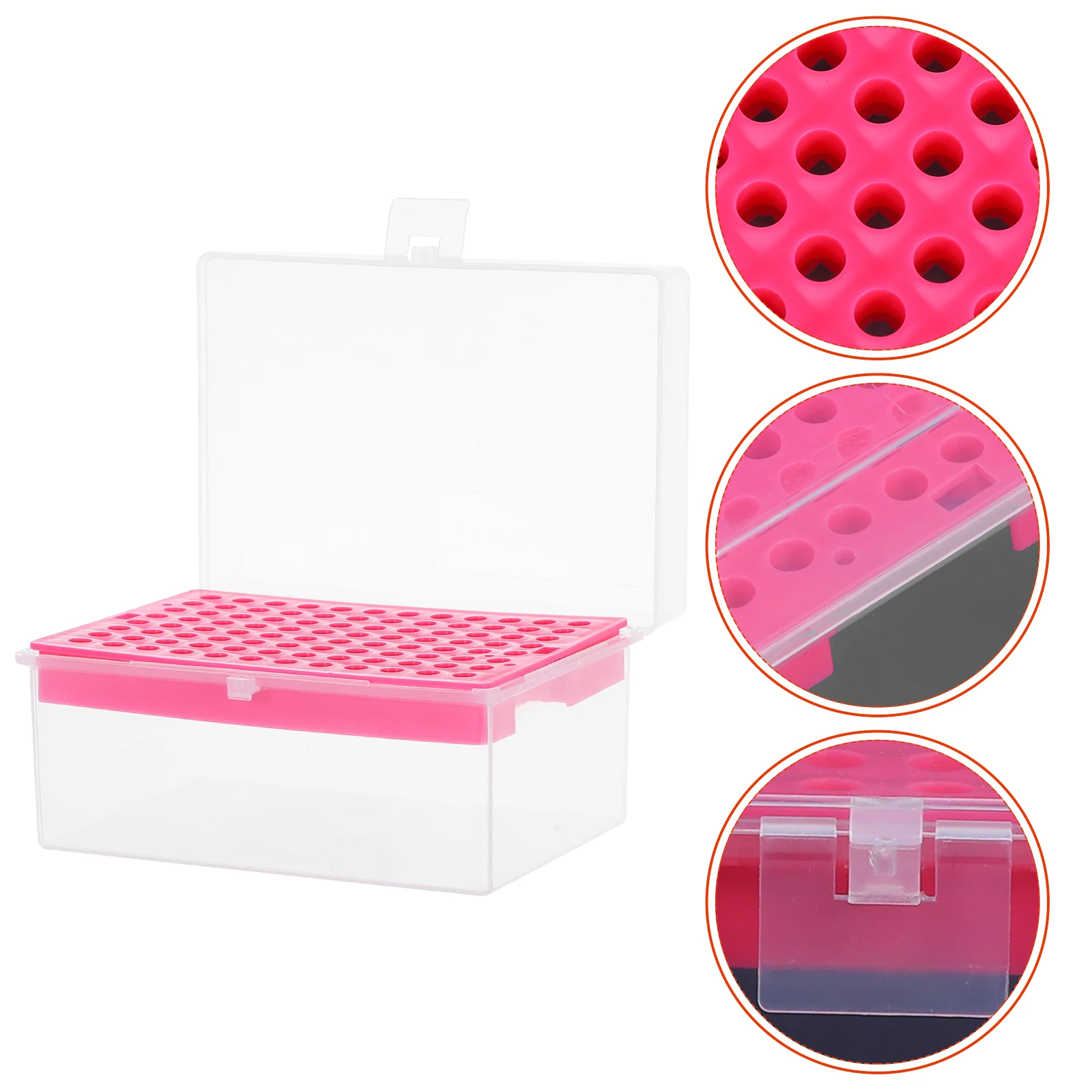 96 Well Plastic Pipette Tip Holder Box Lid Transparent Multicompartment Lab Storage Container Space Saving For Tips
96 Well Plastic Pipette Tip Holder Box Lid Transparent Multicompartment Lab Storage Container Space Saving For Tips
