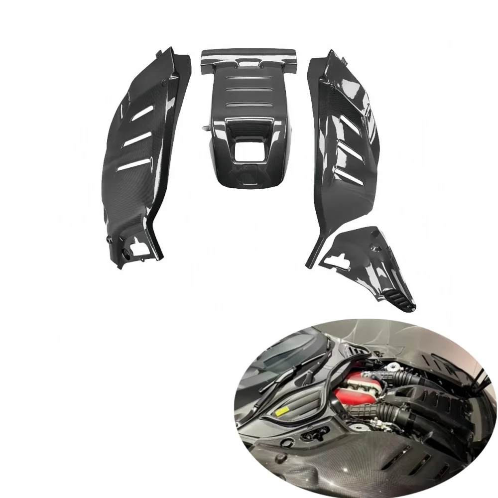 Hot Selling OEM Style Dry Carbon Fiber Engine Hood Suitable for Ferrari Purosangue
Hot Selling OEM Style Dry Carbon Fiber Engine Hood Suitable for Ferrari Purosangue