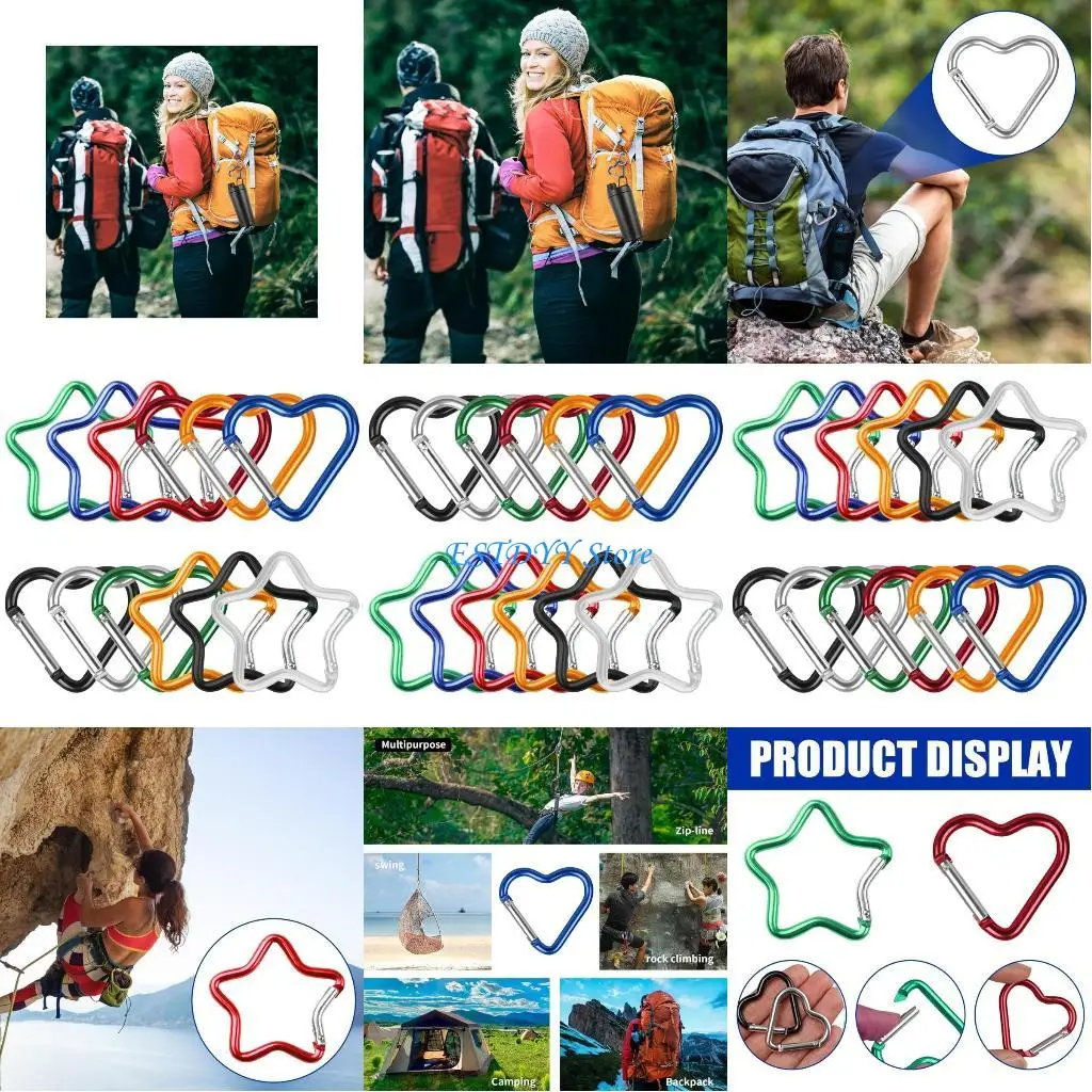 G6DE 12pcs Carabiner Keychains Multifunctional Carabiner Light weight Carabiner Hook for Key And Leashes
G6DE 12pcs Carabiner Keychains Multifunctional Carabiner Light weight Carabiner Hook for Key And Leashes