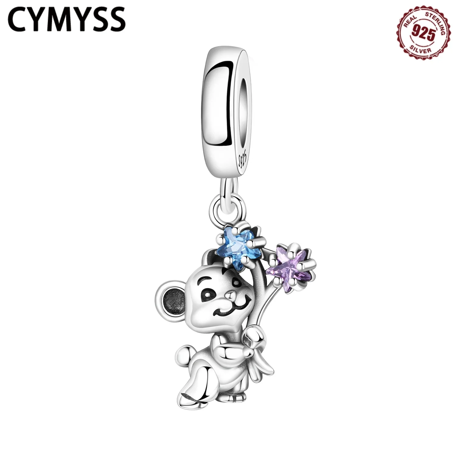 CYMYSS 2025 New S925 Sterling Silver Star Bear Pendant Fine Jewellery Birthday Party Travel Vacation DIY Gift Women Pendant
CYMYSS 2025 New S925 Sterling Silver Star Bear Pendant Fine Jewellery Birthday Party Travel Vacation DIY Gift Women Pendant