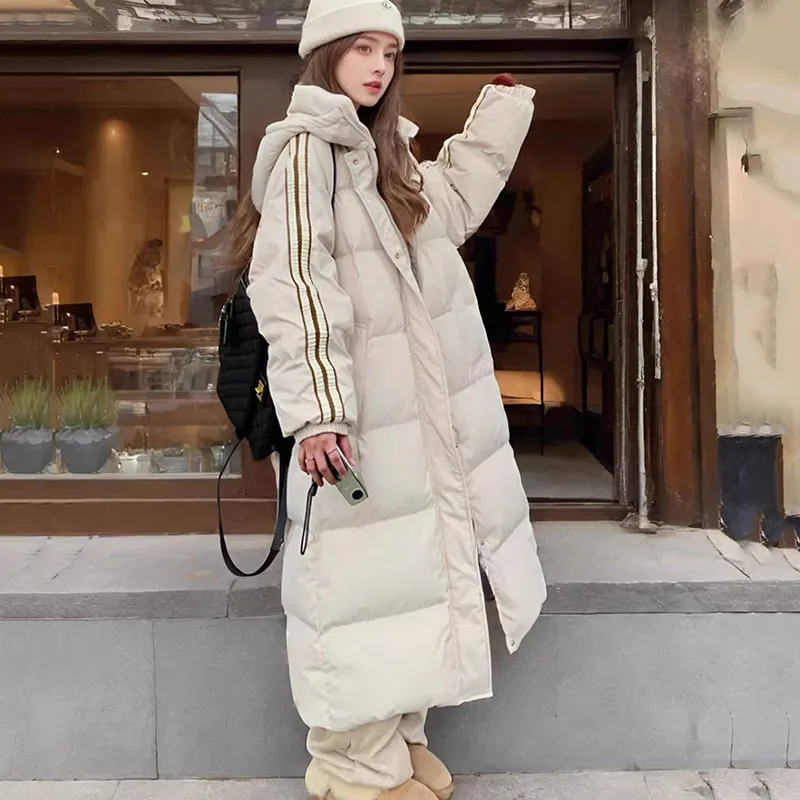 Winter Warm Hooded Striped Women Cotton Jacket 2025 New Style Overcoat Fashionable Long-Sleeved Elegant Women Cotton Jacket H402
Winter Warm Hooded Striped Women Cotton Jacket 2025 New Style Overcoat Fashionable Long-Sleeved Elegant Women Cotton Jacket H402