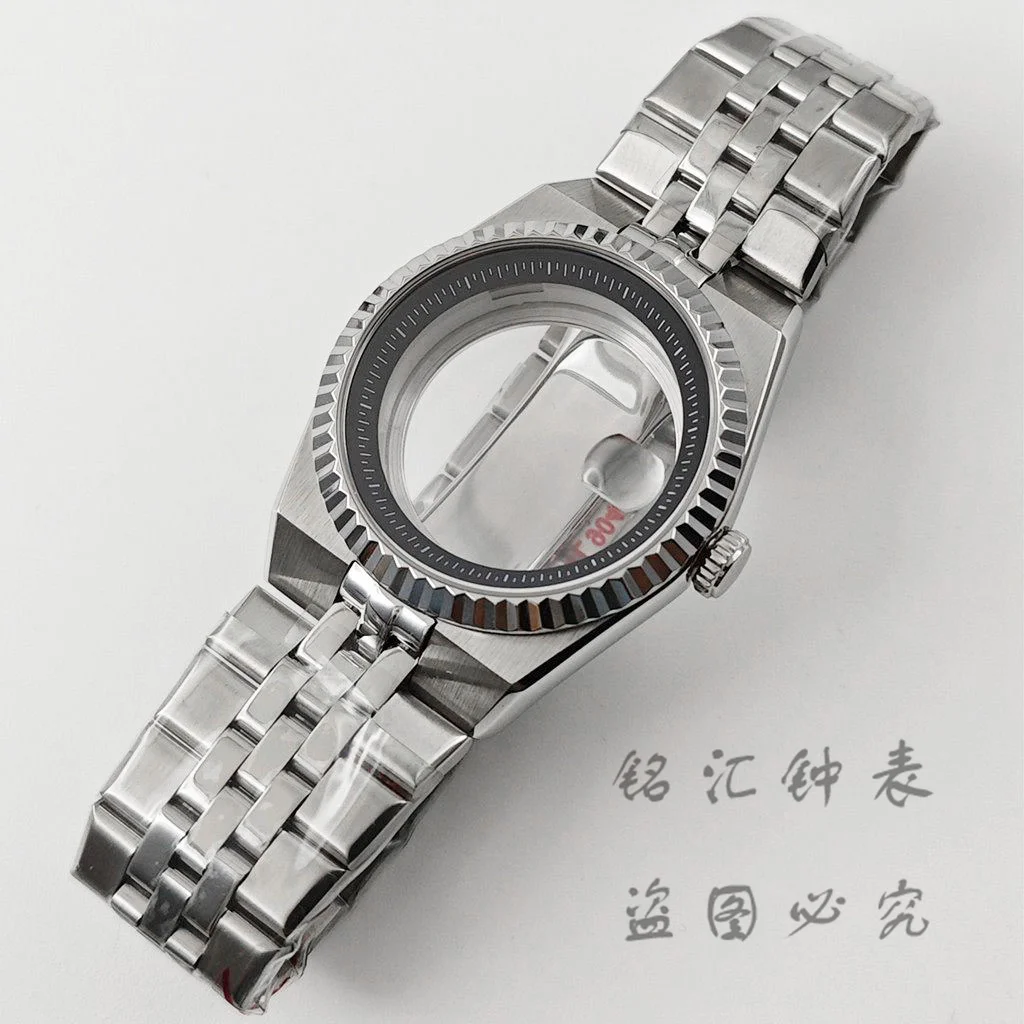 New NH35 40MM Black Chapter Sapphire Glass Watch Case Stainless Steel Bracelet Waterproof For NH34 NH35 NH36 NH38 NH70 Movement
New NH35 40MM Black Chapter Sapphire Glass Watch Case Stainless Steel Bracelet Waterproof For NH34 NH35 NH36 NH38 NH70 Movement