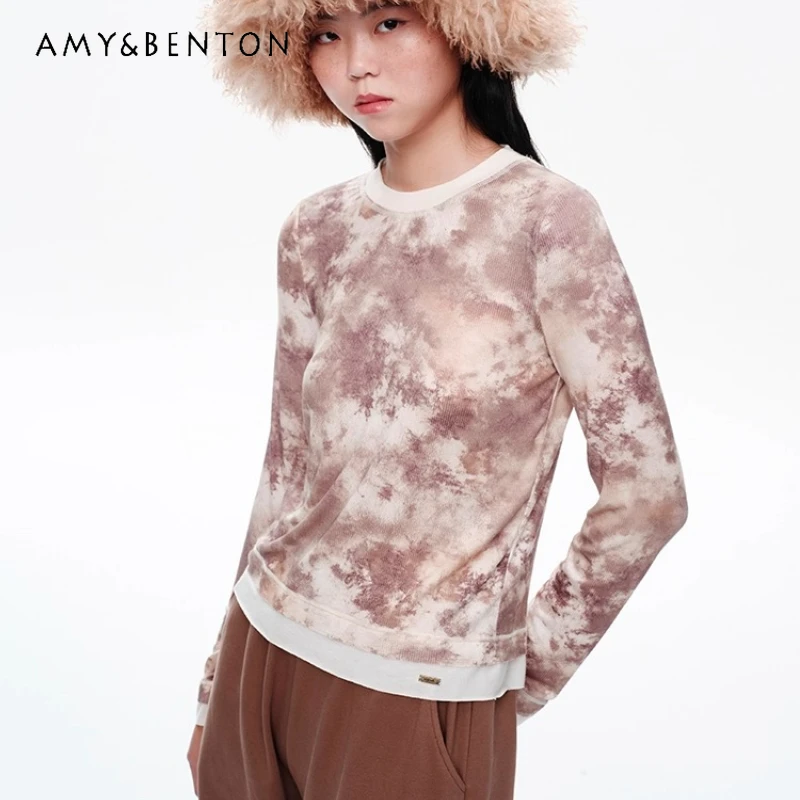 Autumn New Fake Two-Piece Comfortable Women's Bottoming Shirt American Retro Design Sweet Cool Gradient Versatile T-Shirt ladies
Autumn New Fake Two-Piece Comfortable Women's Bottoming Shirt American Retro Design Sweet Cool Gradient Versatile T-Shirt ladies