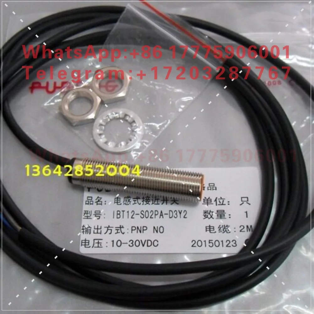 Original IBT12-S02PA-D3Y2 Inductor Proximity Switch PNP Position Sensor PM12002-P
Original IBT12-S02PA-D3Y2 Inductor Proximity Switch PNP Position Sensor PM12002-P