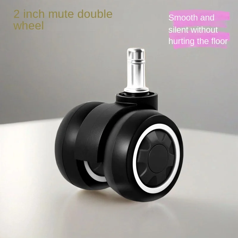 5Pcs 2" Dual Wheel Premium Office Casters - Heavy Duty Swivel Chair Wheels for Executive/Boss Chairs, Wide Hollow Silent Rollers
5Pcs 2" Dual Wheel Premium Office Casters - Heavy Duty Swivel Chair Wheels for Executive/Boss Chairs, Wide Hollow Silent Rollers