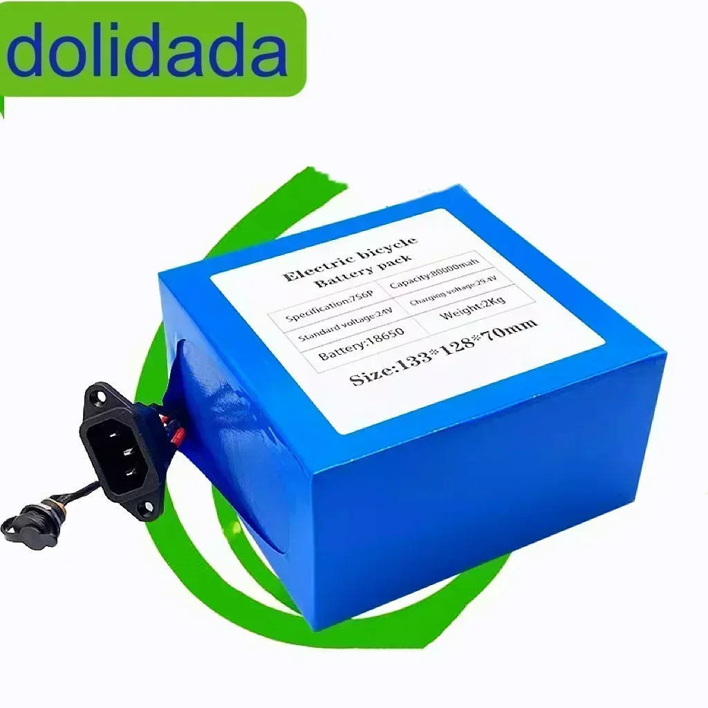 New lithium battery 7S6P 24V 80000mAh 1000W - tailor-made for electric bicycles and wheelchairs
New lithium battery 7S6P 24V 80000mAh 1000W - tailor-made for electric bicycles and wheelchairs