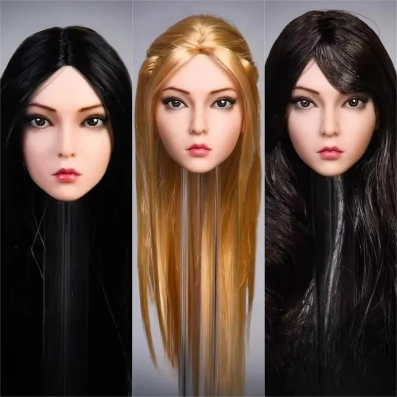 YMT029 1/6 Scale Rose Long Haired Beauty Head Sculpt Carving for 12inch Action Figures Wheat Skin Body Model
YMT029 1/6 Scale Rose Long Haired Beauty Head Sculpt Carving for 12inch Action Figures Wheat Skin Body Model