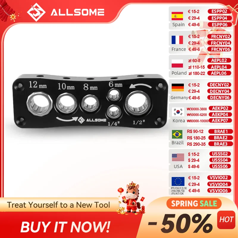 Allsome Milling Cutter Removal Bracket High Carbon Steel Router Bit Holde Lightweight Durable Versatile Multiple Cutter Sizes