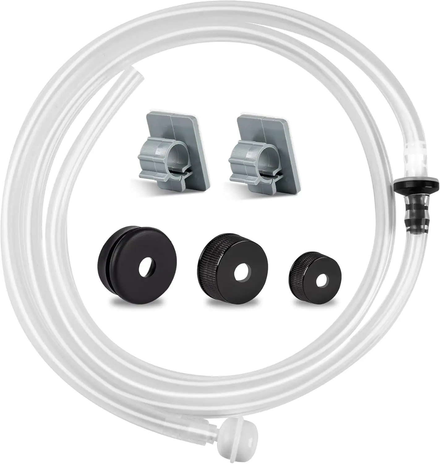Under Sink Soap Dispenser Extension Kit with 47" Tube & Check Valve for Kitchen Countertop
Under Sink Soap Dispenser Extension Kit with 47" Tube & Check Valve for Kitchen Countertop