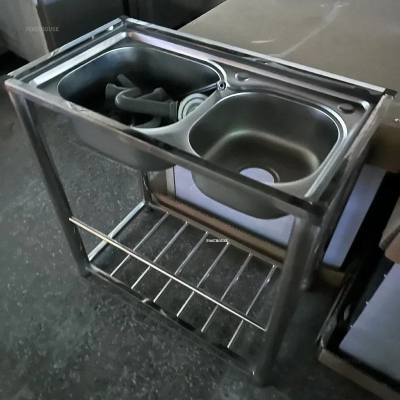 Кухонные мойки из нержавеющей стали 304, домашняя кухонная мойка с кронштейном, встроенные коммерческие большие одиночные мойки для кухни
Кухонные мойки из нержавеющей стали 304, домашняя кухонная мойка с кронштейном, встроенные коммерческие большие одиночные мойки для кухни