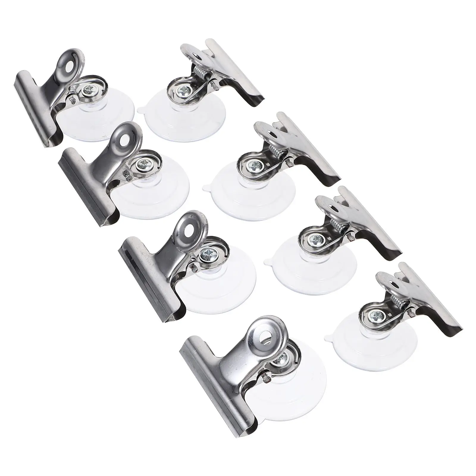 8 pcs Suction Cup Clips Heavy Duty Hooks Clear Plastic Steel Hook Display Crafts Decorations Window Sign Holder Non Porous
8 pcs Suction Cup Clips Heavy Duty Hooks Clear Plastic Steel Hook Display Crafts Decorations Window Sign Holder Non Porous