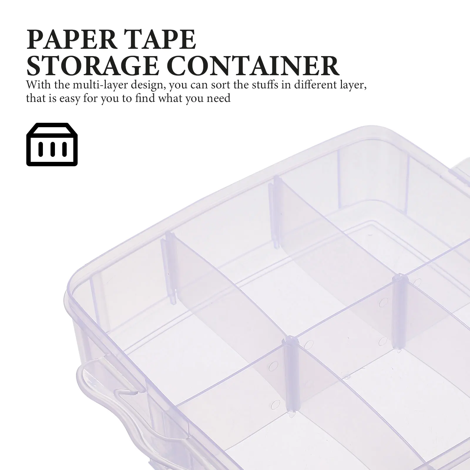 Multi Layer Storage Box Transparent Plastic Case for DIY Washi Tape Paper Crafts Organizer Home School Dormitory Stationery
Multi Layer Storage Box Transparent Plastic Case for DIY Washi Tape Paper Crafts Organizer Home School Dormitory Stationery