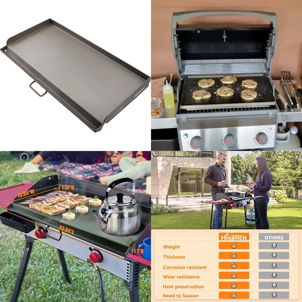 Портативный газовый гриль 14 с плоским верхом и портом для капельного масла для приготовления пищи на открытом воздухе, идеально подходит для систем кемпинга и приготовления пищи
Портативный газовый гриль 14 с плоским верхом и портом для капельного масла для приготовления пищи на открытом воздухе, идеально подходит для систем кемпинга и приготовления пищи