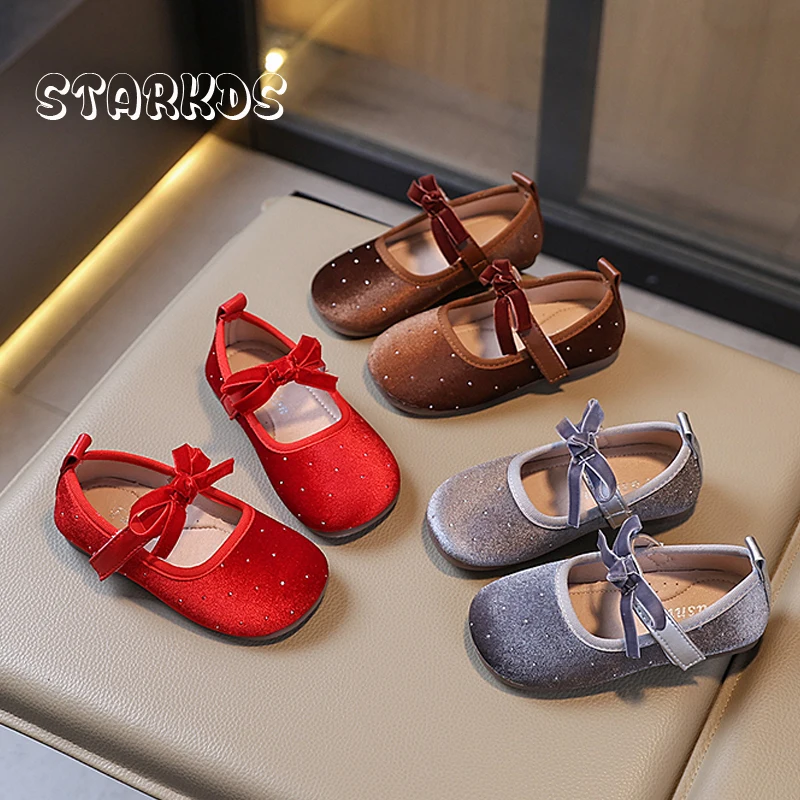 Bling Rhinestone Covered Velvet Ballet Flat Kid Girl Vintage Bowknot Velour Mary Jane Shoes Baby Child Retro Soft Dress Zapatos
Bling Rhinestone Covered Velvet Ballet Flat Kid Girl Vintage Bowknot Velour Mary Jane Shoes Baby Child Retro Soft Dress Zapatos