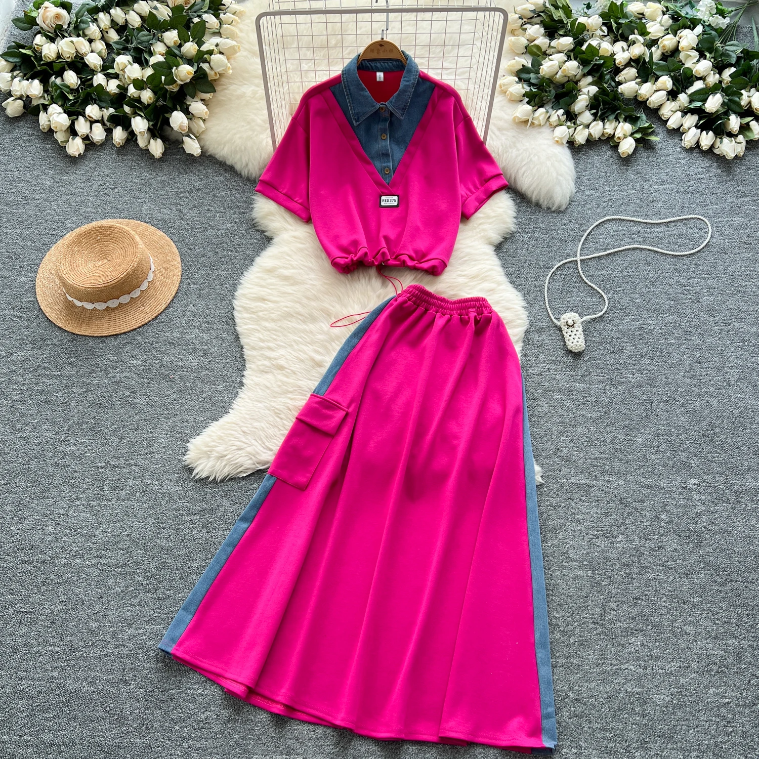 Elegant Spliced Draw String Dress Slim Party Club Vintage Dress Korean Fashion Women Clothes Two Piece Set
Elegant Spliced Draw String Dress Slim Party Club Vintage Dress Korean Fashion Women Clothes Two Piece Set
