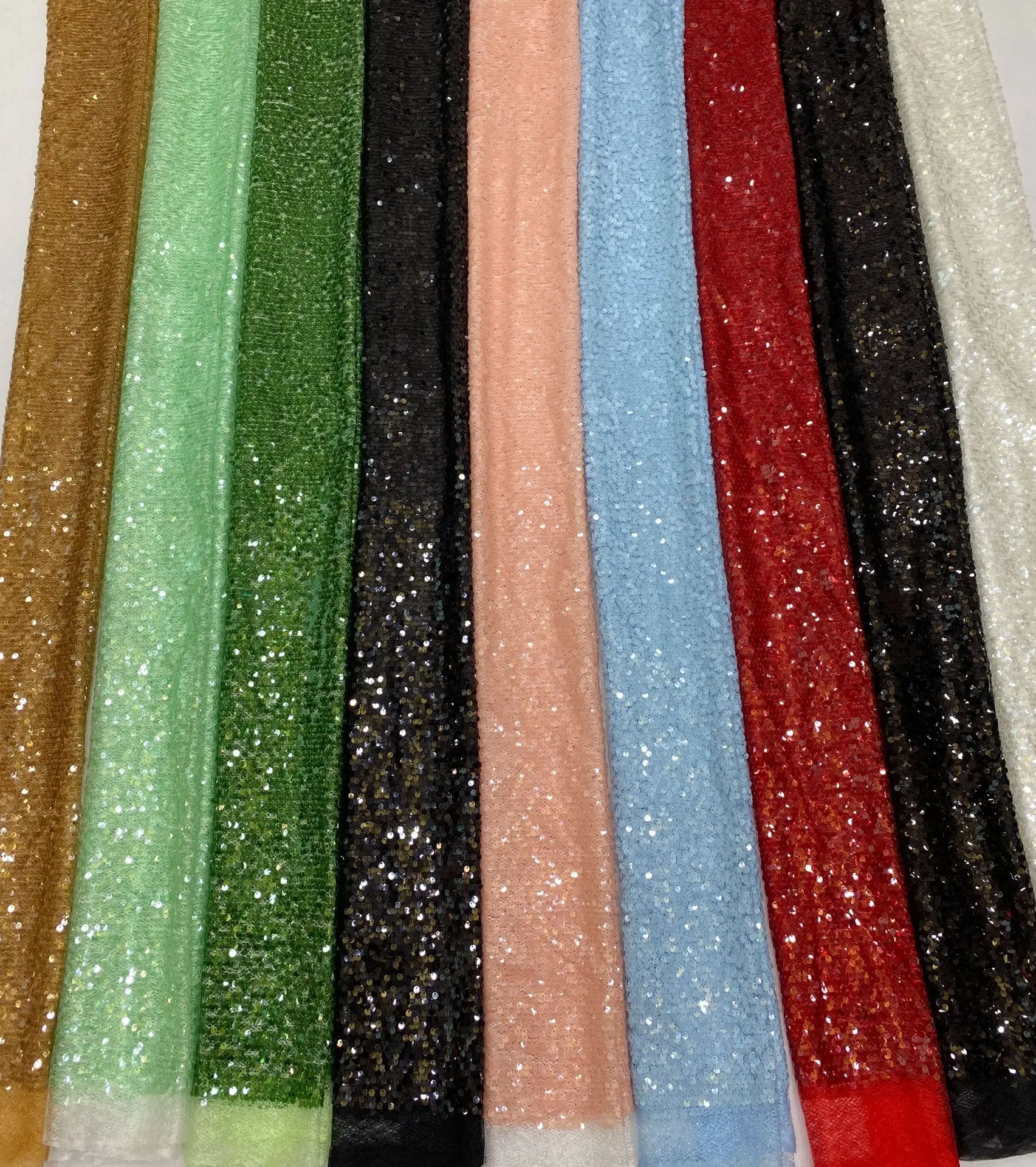 New irregular mesh fabric with colorful sequins embroidery for dresses, stage, evening gowns, DIY sewing materials
New irregular mesh fabric with colorful sequins embroidery for dresses, stage, evening gowns, DIY sewing materials