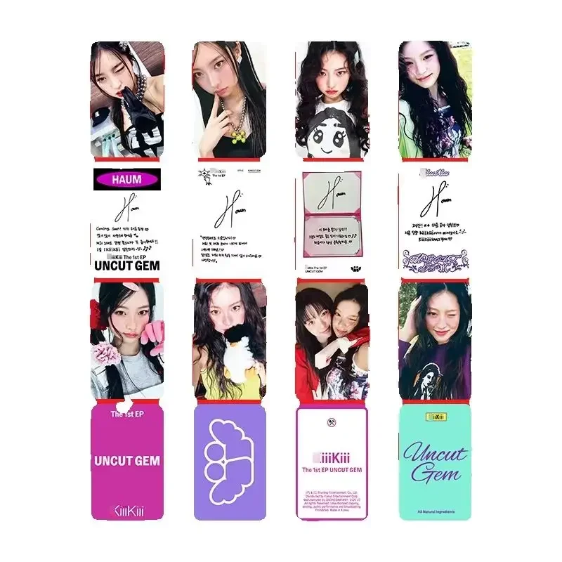 8 шт./компл. Kpop KIIIKIII персональная фотокарта для участников Soundwave Makestar магазин карты Benefit Leesol Haum Jiyu Sui Kya Fans Collection 
8 шт./компл. Kpop KIIIKIII персональная фотокарта для участников Soundwave Makestar магазин карты Benefit Leesol Haum Jiyu Sui Kya Fans Collection