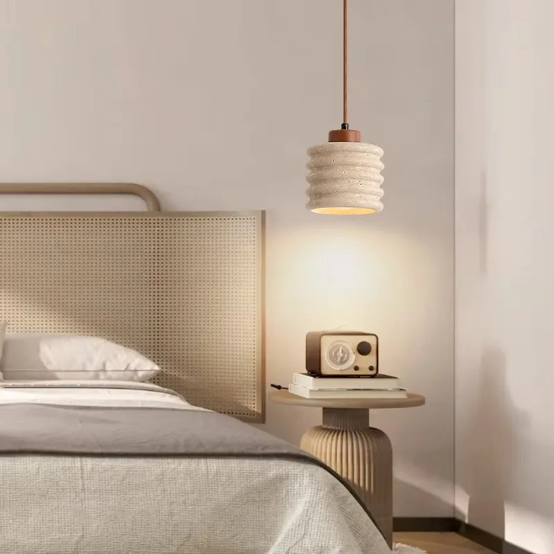Bedroom Bedside Pendant Light Natural Yellow Travertine Vintage Hanging Lamp Japanese Wabi Sabi LED Stone Decor Bedside Lighting
Bedroom Bedside Pendant Light Natural Yellow Travertine Vintage Hanging Lamp Japanese Wabi Sabi LED Stone Decor Bedside Lighting