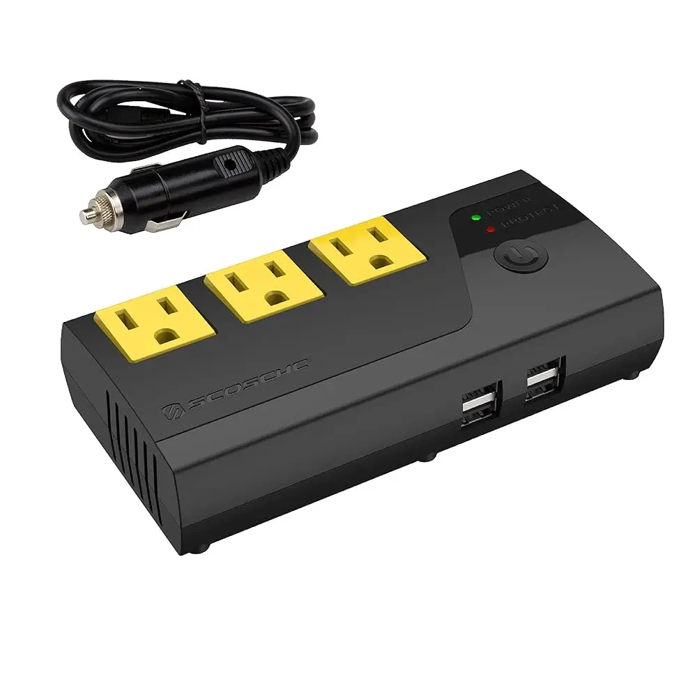 Free ShippingPI200PS-1 INVERT200 - 200W Car Power Inverter with 4 USB Ports - 12V DC to 110V AC Converter for Vehicles - Vehicle
Free ShippingPI200PS-1 INVERT200 - 200W Car Power Inverter with 4 USB Ports - 12V DC to 110V AC Converter for Vehicles - Vehicle
