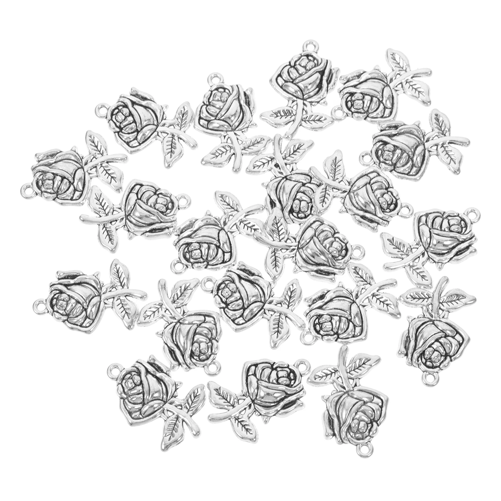 20pcs Retro Rose Pendant Beads Charms Petal Decorate Bracelet Making Alloy Roses Diy Jewelry Supplies Craft Accessories
20pcs Retro Rose Pendant Beads Charms Petal Decorate Bracelet Making Alloy Roses Diy Jewelry Supplies Craft Accessories
