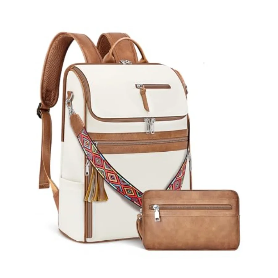 Leather Laptop Backpack for Women Designer Laptop Bag 16.5 inch Travel Computer Backpacks Purse with Tassel for Work Business w
Leather Laptop Backpack for Women Designer Laptop Bag 16.5 inch Travel Computer Backpacks Purse with Tassel for Work Business w