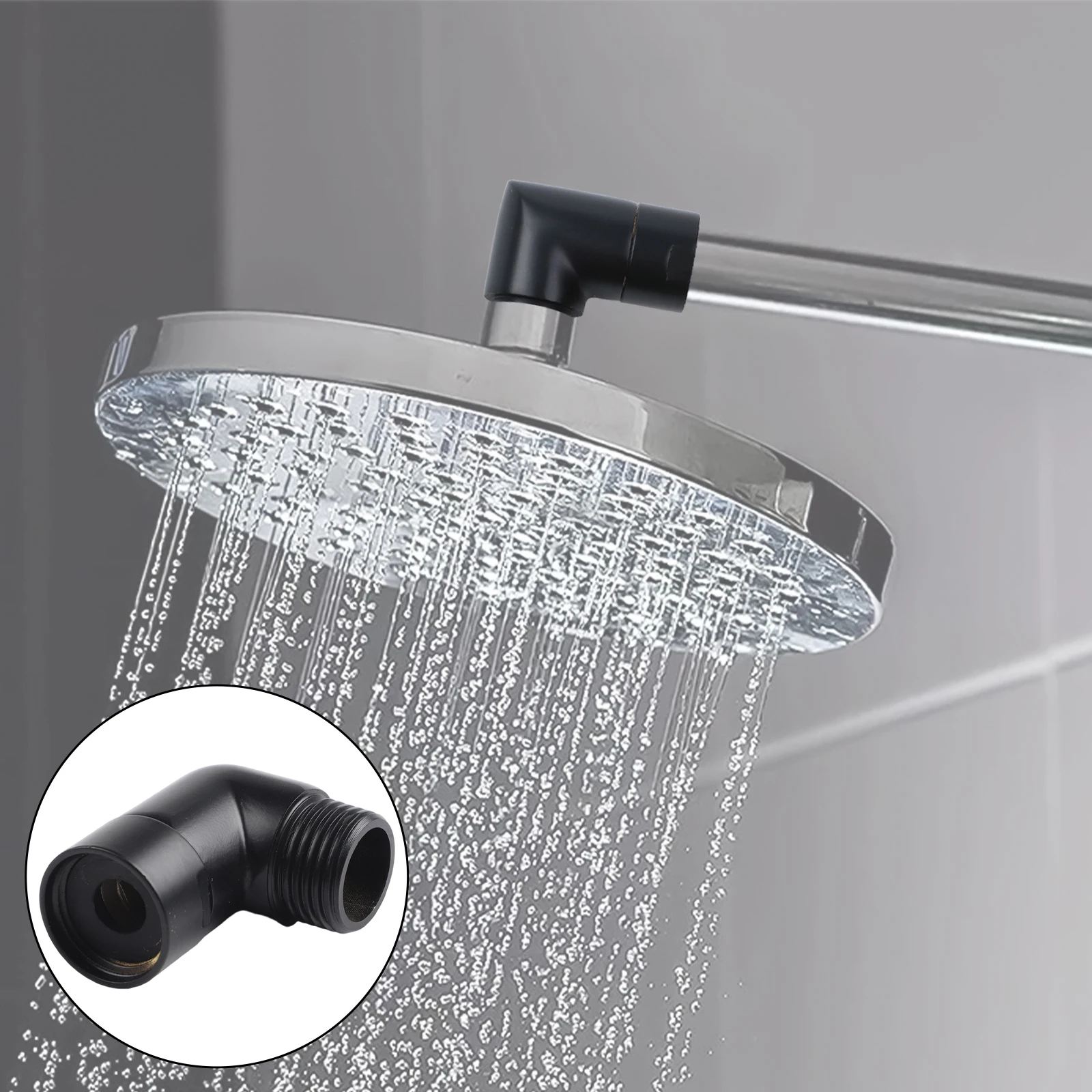 1Pc Brass Shower Head Elbow G1/2 90 Degree Black Angle Adapter For Bathroom Handheld Top Spray Bathroom Replacement Parts
1Pc Brass Shower Head Elbow G1/2 90 Degree Black Angle Adapter For Bathroom Handheld Top Spray Bathroom Replacement Parts