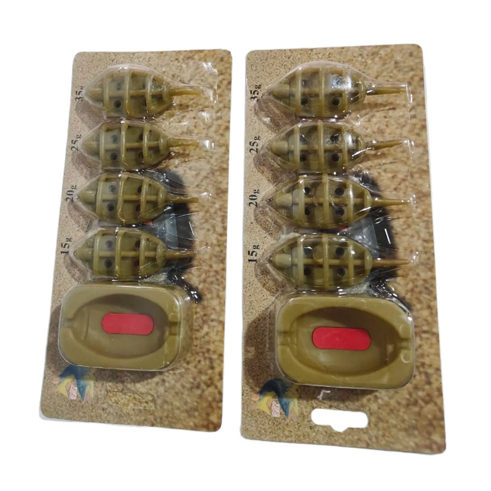 2set Effective Fishing Tackle For Carp Fishing Improve Fishing Success Durable Fishing Method Feeder coffee
2set Effective Fishing Tackle For Carp Fishing Improve Fishing Success Durable Fishing Method Feeder coffee