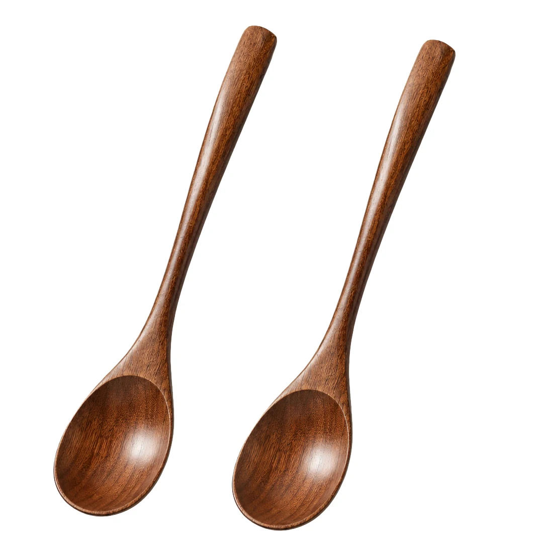2PCS/Set 9 Inch Long Handle Wooden Spoons for Eating Mixing Stirring Yogurt Porridge Jam Dark Wood Soup Spoons for Serving Spoon
2PCS/Set 9 Inch Long Handle Wooden Spoons for Eating Mixing Stirring Yogurt Porridge Jam Dark Wood Soup Spoons for Serving Spoon
