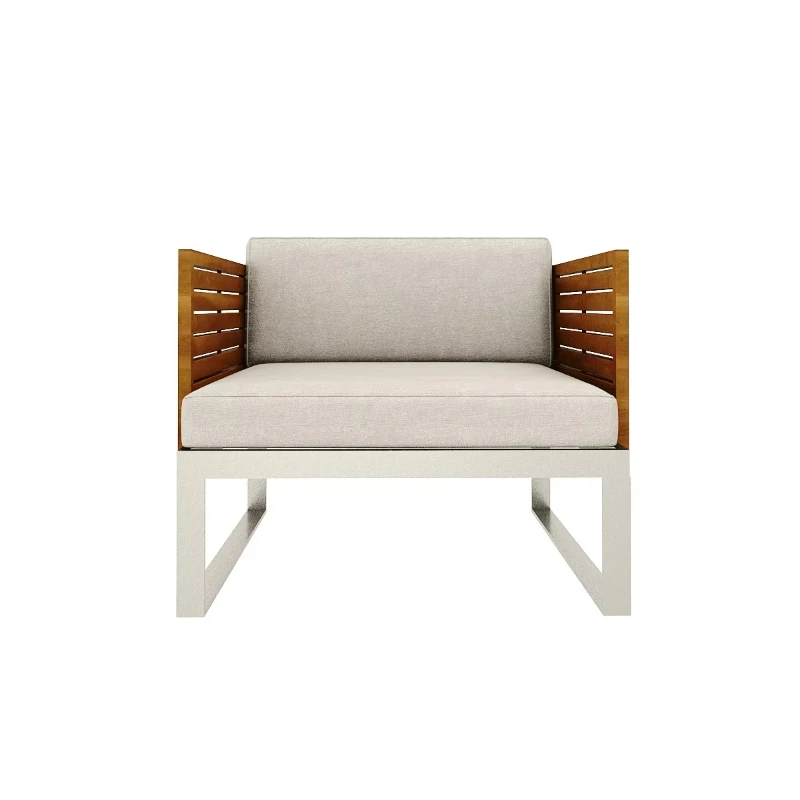 Modular single-seat sofa with cushions
Modular single-seat sofa with cushions