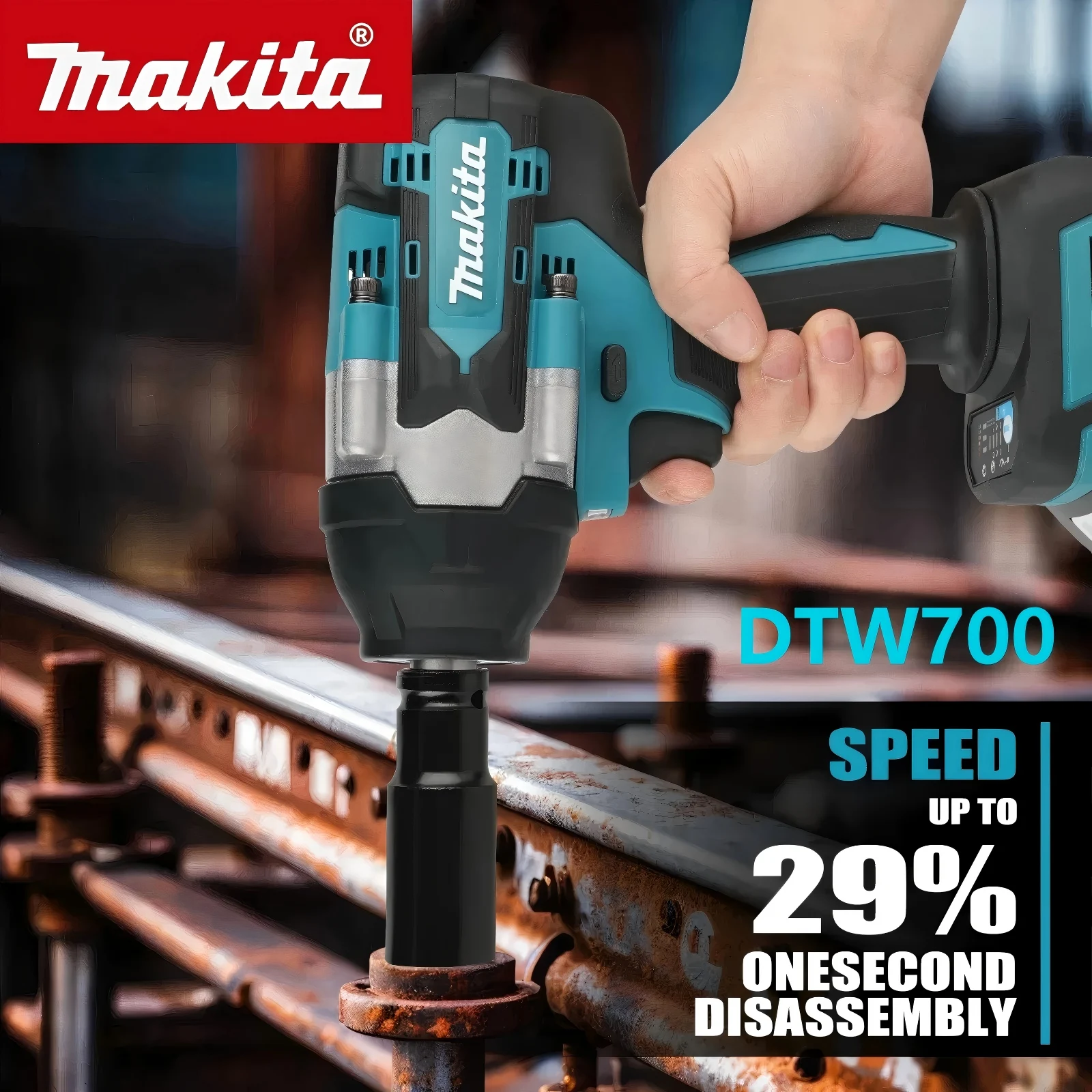 Original Makita DTW700 Brushless Electric Impact Wrench Cordless Electric Wrench for Makita 18V Battery Screwdriver Power Tools
Original Makita DTW700 Brushless Electric Impact Wrench Cordless Electric Wrench for Makita 18V Battery Screwdriver Power Tools