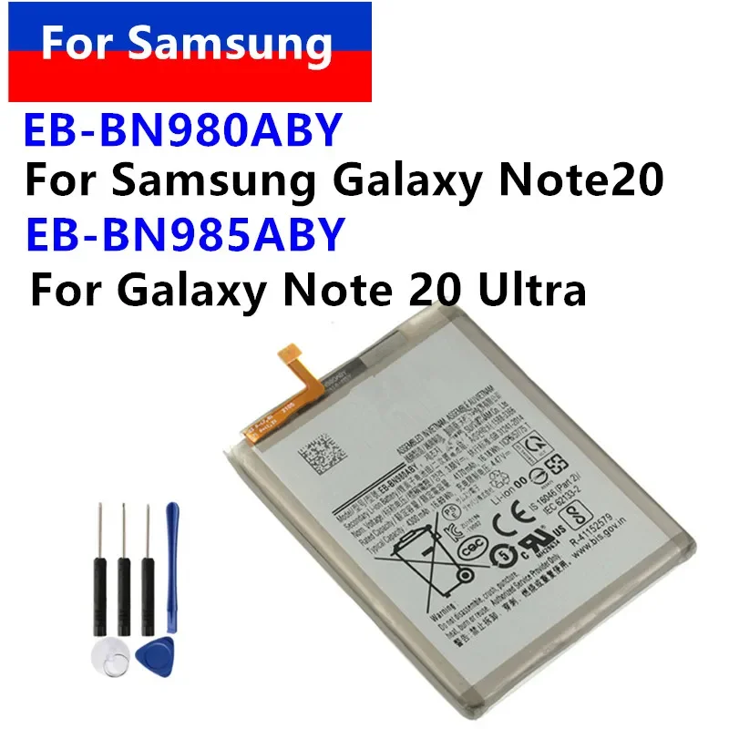 Сменный аккумулятор EB-BN980ABY для Samsung Galaxy Note 20, EB-BN985ABY для Galaxy Note 20 Ultra 5G
Сменный аккумулятор EB-BN980ABY для Samsung Galaxy Note 20, EB-BN985ABY для Galaxy Note 20 Ultra 5G