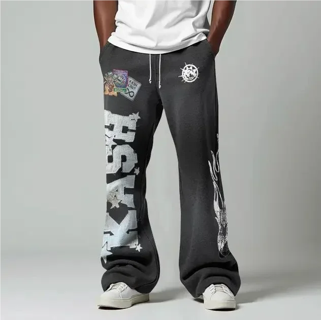 Y2K Pants Double Layer Design Baggy Elastic Waist Jogging Casual Pants Streetwear Gothic Hip Hop Letter Patch Vintage Sweatpants
Y2K Pants Double Layer Design Baggy Elastic Waist Jogging Casual Pants Streetwear Gothic Hip Hop Letter Patch Vintage Sweatpants