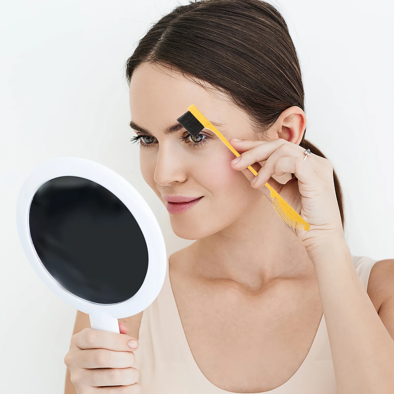 4pcs Dual Tip Eyebrow Brush Premium Bristle Makeup Tool Brow Comb Hairline Grooming Small Hairbrushes For Eyelash Shaping
4pcs Dual Tip Eyebrow Brush Premium Bristle Makeup Tool Brow Comb Hairline Grooming Small Hairbrushes For Eyelash Shaping