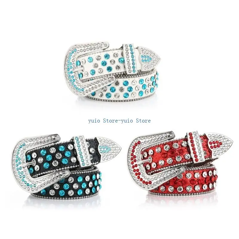 X7XB Hot Girls Cowgirl Cowboy Bling Bling Rhinestones Belt Studded Belt for Women Men
X7XB Hot Girls Cowgirl Cowboy Bling Bling Rhinestones Belt Studded Belt for Women Men