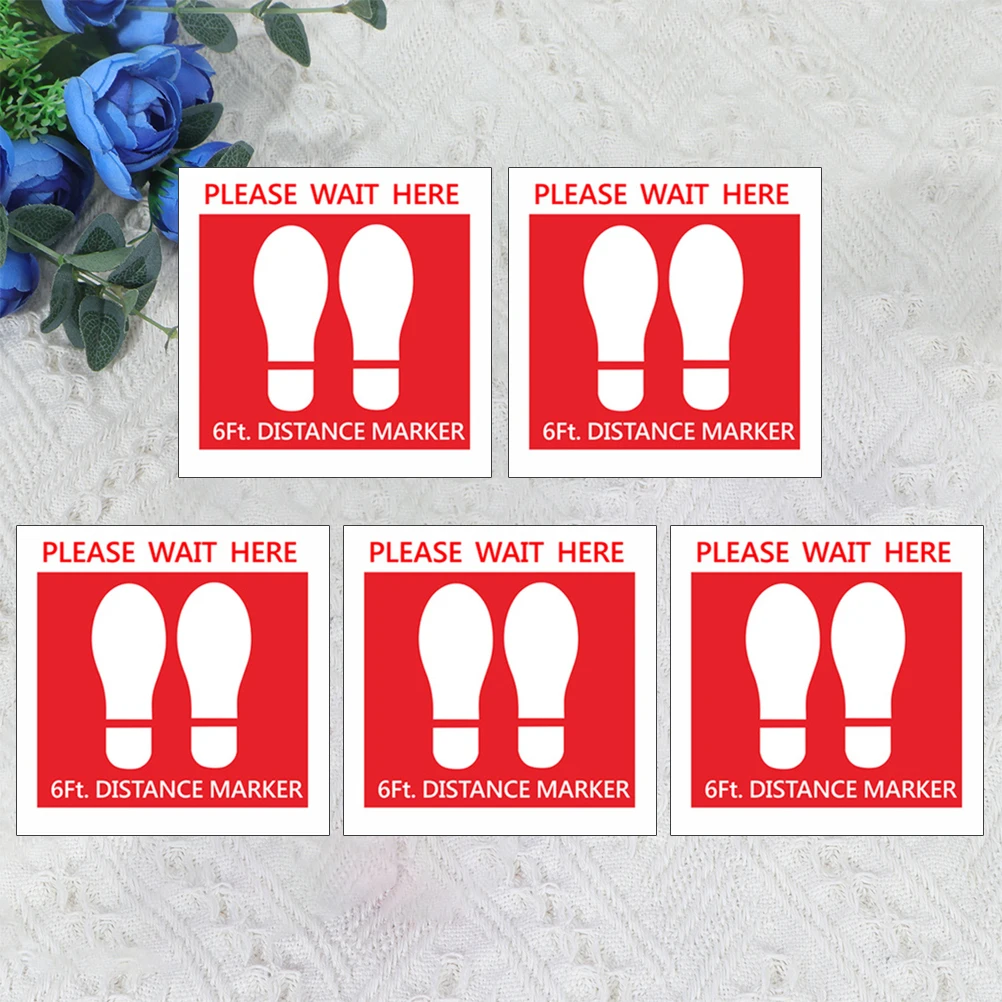5 Sheets Epidemic Prevention Stickers PVC Material Self Adhesive Keeping Distance Decals for School Mall Public Places
5 Sheets Epidemic Prevention Stickers PVC Material Self Adhesive Keeping Distance Decals for School Mall Public Places