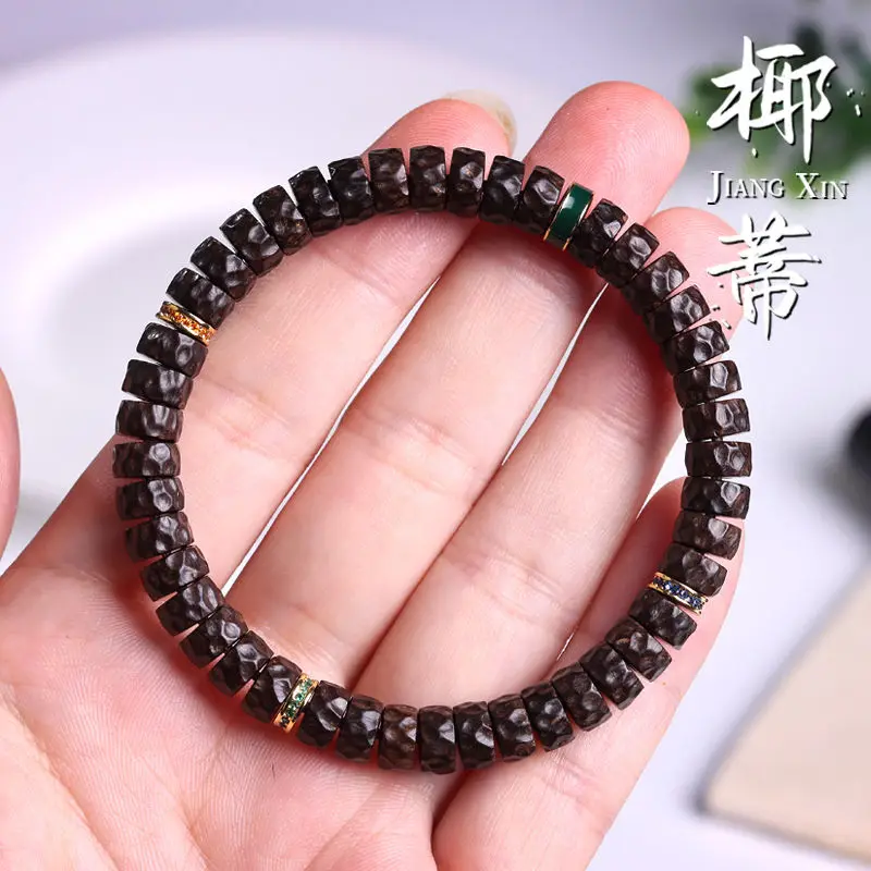 Indonesian Primary Color Coconut Crater Tablets Rock Bracelet Original Ecological Straight Cut Single Circle High-end Unpopular
Indonesian Primary Color Coconut Crater Tablets Rock Bracelet Original Ecological Straight Cut Single Circle High-end Unpopular