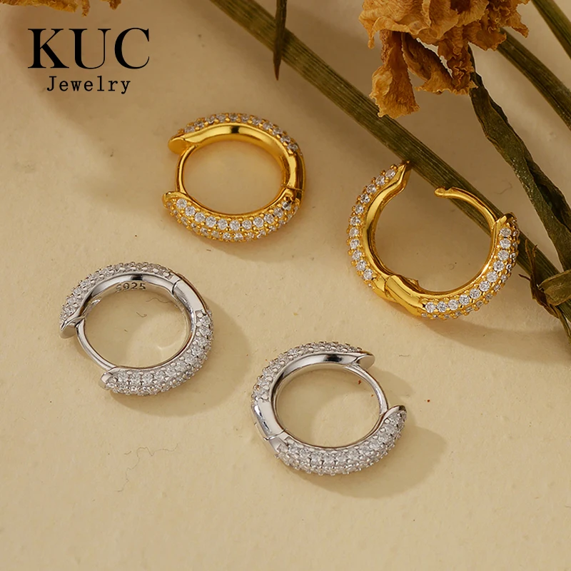 925 Sterling Silver Earrings Original Certificate Zircon Circle Ear Clip Earrings For Women Factory Direct Sales
925 Sterling Silver Earrings Original Certificate Zircon Circle Ear Clip Earrings For Women Factory Direct Sales