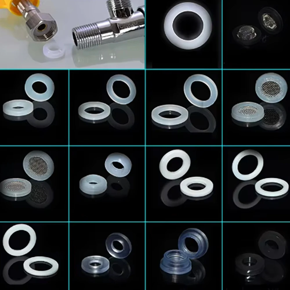 10-100Pcs Silicon Rubber Flat Gasket O-Ring 1/2" 3/4" 1"1.2"1.5" Seal Washer Ring Plumbing Faucet Washer Sealing Ring
10-100Pcs Silicon Rubber Flat Gasket O-Ring 1/2" 3/4" 1"1.2"1.5" Seal Washer Ring Plumbing Faucet Washer Sealing Ring