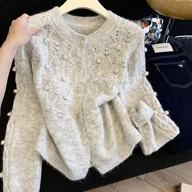 Ladies Knitted Lace Hook Sweater Coat Hollow out Design Autumn Faion Sensation Small ence Camere Cardigan Long Sve
Ladies Knitted Lace Hook Sweater Coat Hollow out Design Autumn Faion Sensation Small ence Camere Cardigan Long Sve