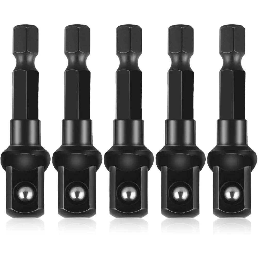 3/8 Impact Driver Black Drill 50mm Socket Adapter 1/4Inch To 3/8 Socket Adapter Kit Square Socket Bit Adapter For Automotive Diy
3/8 Impact Driver Black Drill 50mm Socket Adapter 1/4Inch To 3/8 Socket Adapter Kit Square Socket Bit Adapter For Automotive Diy