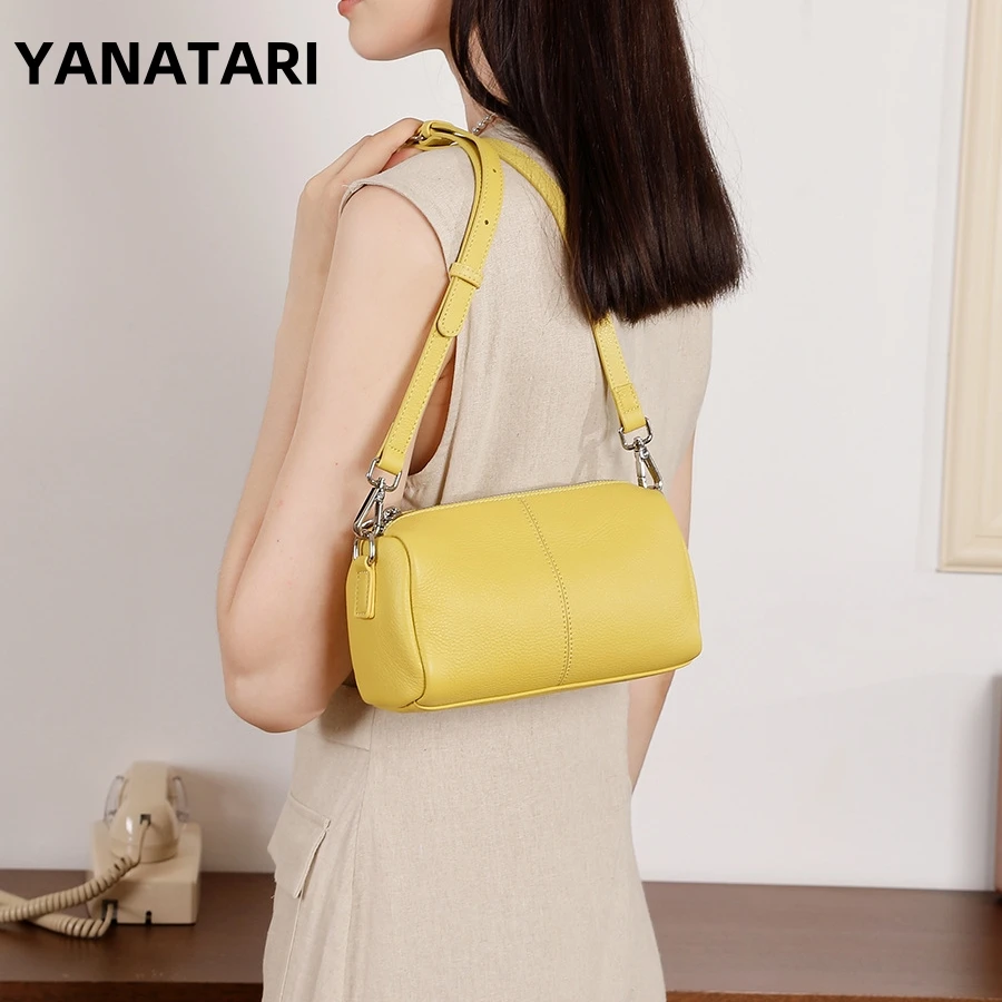 YANATARI женская сумка из натуральной кожи, сумка через плечо из мягкой кожи, роскошные сумки в стиле минимализм, женская сумка через плечо высокого качества
YANATARI женская сумка из натуральной кожи, сумка через плечо из мягкой кожи, роскошные сумки в стиле минимализм, женская сумка через плечо высокого качества