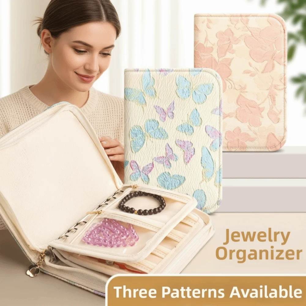 Butterfly Flower Pattern Jewelry Storage Bag Grid Storage Anti-oxidation Jewelry Organizer Space Saving Multi-layer
Butterfly Flower Pattern Jewelry Storage Bag Grid Storage Anti-oxidation Jewelry Organizer Space Saving Multi-layer