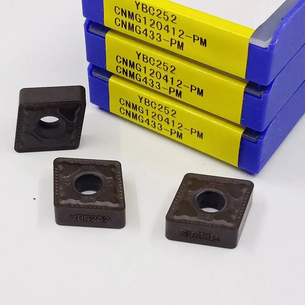 CNMG120412-PM YBD152 YBC251 YBC252 Processing For Cast Iron Turning Carbide Inserts Turning Tool Lathe Cutter Tools 10pcs/box
CNMG120412-PM YBD152 YBC251 YBC252 Processing For Cast Iron Turning Carbide Inserts Turning Tool Lathe Cutter Tools 10pcs/box