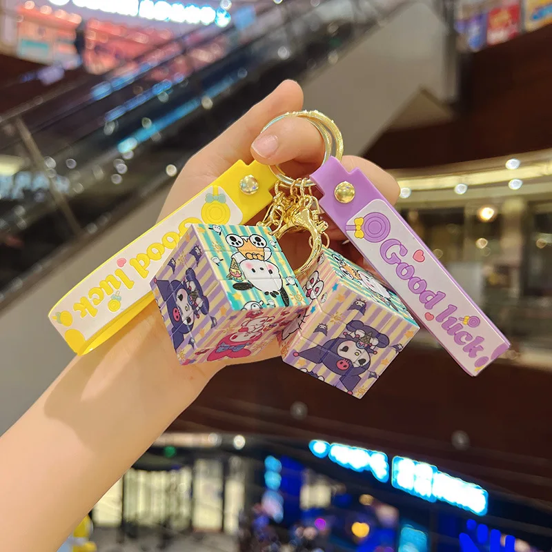 Sanrio Fashion Cinnamoroll Kuromi Magic Cube Six Sided Keychain Bag Pendant Exquisite Car Keychain Fun Creative Keychain Pendant
Sanrio Fashion Cinnamoroll Kuromi Magic Cube Six Sided Keychain Bag Pendant Exquisite Car Keychain Fun Creative Keychain Pendant