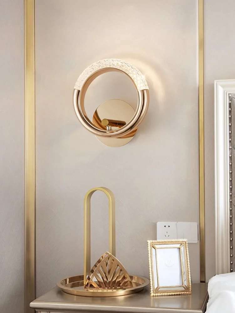 Luxury Nordic Wall Lamp Bedroom Bedside Wall Light Home Decoration Inernal Sconce Indoor Living Room Aisle Fashion Luminaria
Luxury Nordic Wall Lamp Bedroom Bedside Wall Light Home Decoration Inernal Sconce Indoor Living Room Aisle Fashion Luminaria