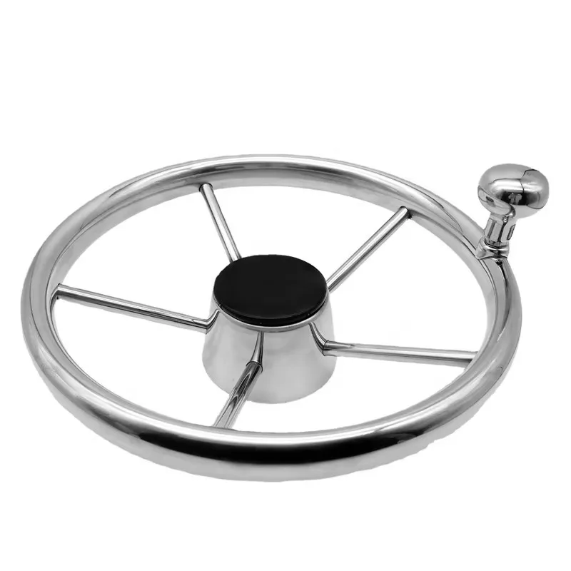 Stainless Steel Heavy Duty Marine Steering Wheel 5 Spokes 13.5 Inches with Knobs Boat Kayak Yacht Sailing Hardware
Stainless Steel Heavy Duty Marine Steering Wheel 5 Spokes 13.5 Inches with Knobs Boat Kayak Yacht Sailing Hardware